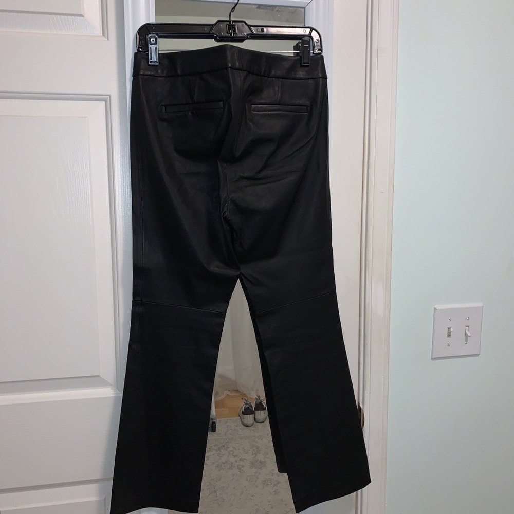 Theory Black Leather Pants size 4 - Picture 5 of 5